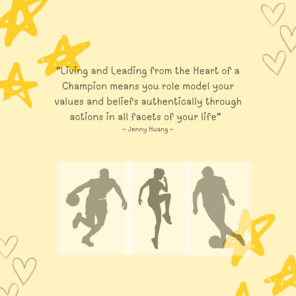 Living and leading business and life with the heart of a champion